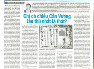 TS. Nguyễn Quang Trung Tiến trả lời phỏng vấn -- báo Thể thao & Văn hoá, 03-6 HB8